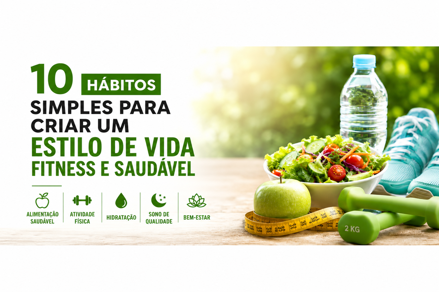 Estilo de Vida Fitness e Saudável: 10 Hábitos Simples para Melhorar sua Saúde